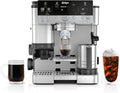 Ninja Luxe Café Premier 3-in-1 Espresso Machine, Drip Coffee, & Cold Brew Built-in Grinder, Hands-Free Milk Frother, and Assisted Tamper for Cappuccinos & Lattes, Stainless Steel, ES601