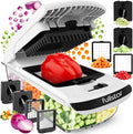 Fullstar Pro Original Vegetable Chopper & Spiralizer, All-in-1 Kitchen Tool Multi-Blade Veggie Chopper, 5-Cup Container Onion & Food Cutter Dicer Spiralizer Dishwasher Safe Kitchen Gadgets & Essentials